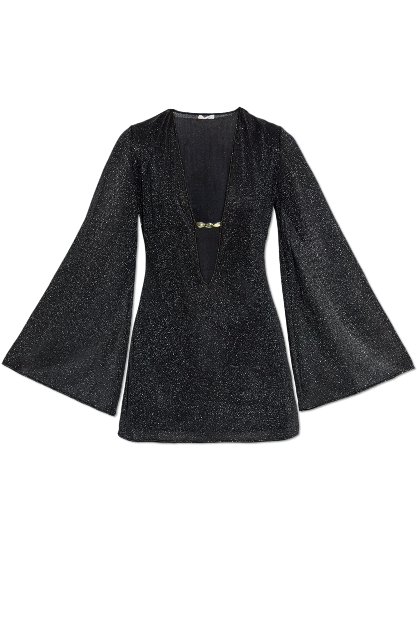 Black Dress with lurex thread Oseree - Vitkac GB